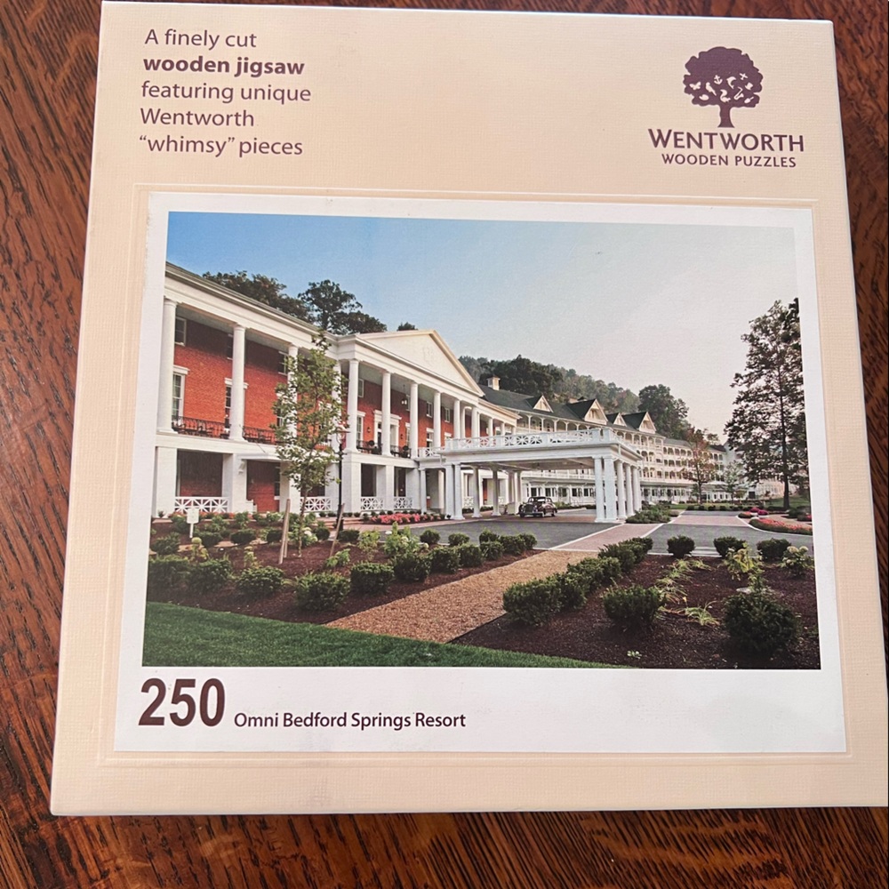 Wentworth Omni Bedford Springs, PA 250 piece wooden puzzle